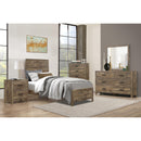  Color_Pine Size_Twin -- Mandan 1910T-1* Twin Bed IMAGE 3