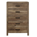  Color_Pine -- Homelegance Mandan 5 Drawer Chest IMAGE 1