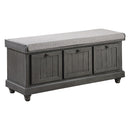  Homelegance Woodwell 4586DG Lift Top Storage Bench IMAGE 2