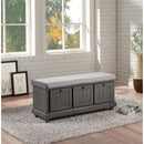  Homelegance Woodwell 4586DG Lift Top Storage Bench IMAGE 3
