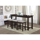  Homelegance Connected 4 pc Counter Height Dinette 5713ES IMAGE 7