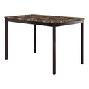  Homelegance Tempe 2601-48 Dining Table, Faux Marble Top IMAGE 1