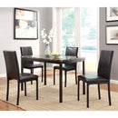 Homelegance Tempe 2601-48 Dining Table, Faux Marble Top IMAGE 2