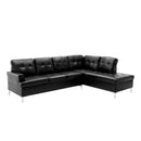  Homelegance Barrington 8378BLK* 2 pc Sectional with Right Chaise IMAGE 1