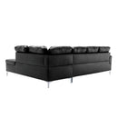  Homelegance Barrington 8378BLK* 2 pc Sectional with Right Chaise IMAGE 4