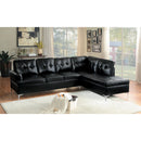  Homelegance Barrington 8378BLK* 2 pc Sectional with Right Chaise IMAGE 5