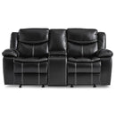  Homelegance Bastrop Reclining Loveseat with Console IMAGE 1