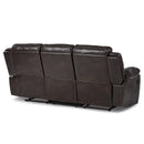  Homelegance Bastrop 8230BRW-3 Double Reclining Sofa IMAGE 3