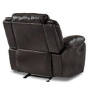 Homelegance Bastrop 8230BRW-1 Glider Reclining Chair IMAGE 4