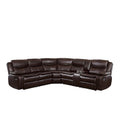  Manufacturer Color_Brown -- Bastrop 8230BRW*SC 3 pc Sectional with Right Console IMAGE 1