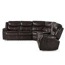  Manufacturer Color_Brown -- Bastrop 8230BRW*SC 3 pc Sectional with Right Console IMAGE 3