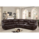  Manufacturer Color_Brown -- Bastrop 8230BRW*SC 3 pc Sectional with Right Console IMAGE 5