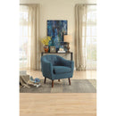  Manufacturer Color_Blue -- Homelegance Lucille Stationary Fabric Accent Chair IMAGE 5