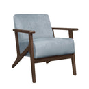  Manufacturer Color_Blue grey -- Homelegance August Stationary Fabric Accent Chair IMAGE 1