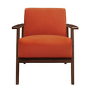  Manufacturer Color_Orange -- August 1031RN-1 Accent Chair IMAGE 2