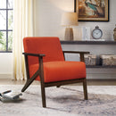  Manufacturer Color_Orange -- August 1031RN-1 Accent Chair IMAGE 4