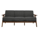  Manufacturer Color_Dark grey -- Homelegance Damala Stationary Fabric Sofa IMAGE 1