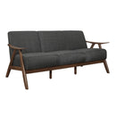  Manufacturer Color_Dark grey -- Homelegance Damala Stationary Fabric Sofa IMAGE 2