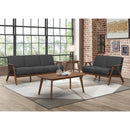  Manufacturer Color_Dark grey -- Homelegance Damala Stationary Fabric Sofa IMAGE 3