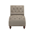  Manufacturer Color_Brown -- Homelegance Bonne Fabric Chaise IMAGE 1