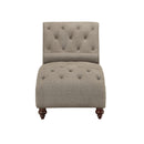  Manufacturer Color_Brown -- Homelegance Bonne Fabric Chaise IMAGE 1
