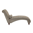 Manufacturer Color_Brown -- Homelegance Bonne Fabric Chaise IMAGE 3