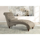  Manufacturer Color_Brown -- Homelegance Bonne Fabric Chaise IMAGE 4