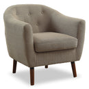  Manufacturer Color_Beige -- Lucille 1192BE Accent Chair IMAGE 2