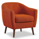  Manufacturer Color_Orange -- Lucille 1192RN Accent Chair IMAGE 2