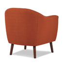  Manufacturer Color_Orange -- Lucille 1192RN Accent Chair IMAGE 4