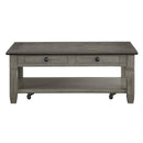  Homelegance Granby 5627GY-30 Cocktail Table IMAGE 1