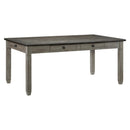  Homelegance Granby 5627GY-72 Dining Table IMAGE 2