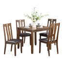  Homelegance Weston 5746 5 pc Dinette Set - Brown IMAGE 1
