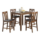  Homelegance Weston 5746-36 5 pc Counter Height Dinette Set - Brown IMAGE 1
