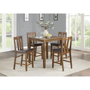  Homelegance Weston 5746-36 5 pc Counter Height Dinette Set - Brown IMAGE 2