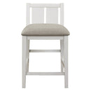  Homelegance Daye 5773WH-32 3 pc Counter Height Dinette Set - Grey/White IMAGE 6