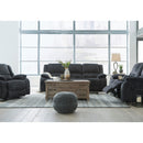  Motion Type_Reclining -- Signature Design by Ashley Draycoll Reclining Fabric Loveseat with Console IMAGE 9