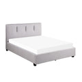  Color_Grey Size_California King -- Homelegance Aitana Upholstered Platform Bed IMAGE 1