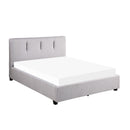  Color_Grey Size_California King -- Homelegance Aitana Upholstered Platform Bed IMAGE 1