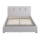  Color_Grey Size_California King -- Homelegance Aitana Upholstered Platform Bed IMAGE 4