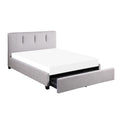  Color_Grey Size_California King -- Homelegance Aitana Upholstered Platform Bed with Storage IMAGE 1