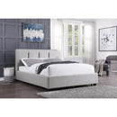  Color_Grey Size_California King -- Homelegance Aitana Upholstered Platform Bed with Storage IMAGE 8