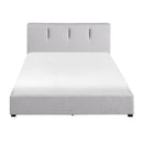  Color_Grey Size_Queen -- Aitana 1632-1DW* Queen Platform Bed with Storage Drawer IMAGE 2