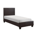  Color_Brown Size_Twin -- Lorenzi 2220TDBR-1* Twin Platform Bed IMAGE 2