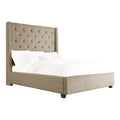  Color_Brown Size_Full -- Fairborn 5877FBR-1* Full Platform Bed IMAGE 1