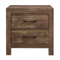  Color_Brown -- Homelegance Corbin 2 Drawer Nightstand IMAGE 1