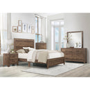  Color_Brown -- Homelegance Corbin 2 Drawer Nightstand IMAGE 4