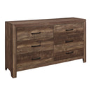  Color_Brown -- Homelegance Corbin 6 Drawer Dresser IMAGE 2
