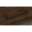  Color_Brown Size_King -- Logandale 1559K-1EK* Eastern King Platform Bed with Storage Footboard and Side Rails IMAGE 4