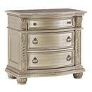  Color_Silver -- Cavalier 1757SV-4 Night Stand IMAGE 2